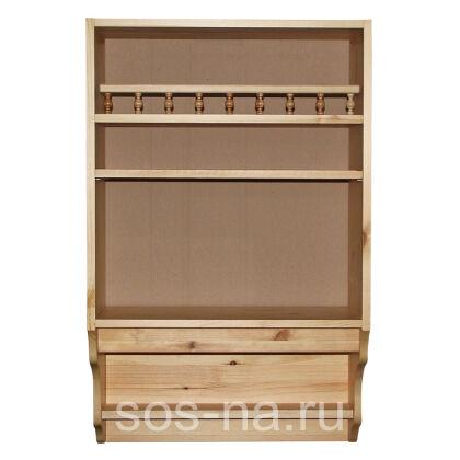 Р-Шст ниш Шкаф навесной (2 двери, стекло) с нишей